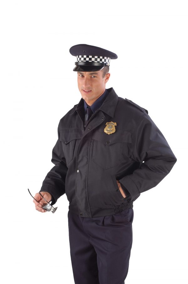 Jarná bunda s vyberateľnou vložkou, vzor Polícia